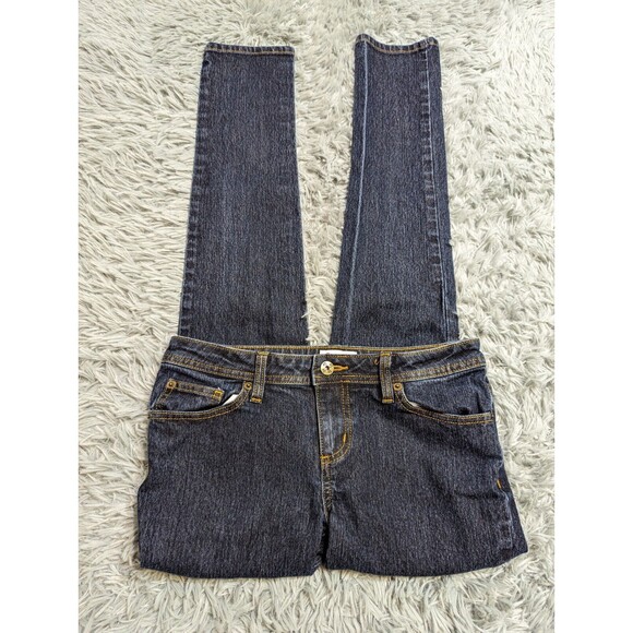SO Women Jeans Juniors Size 7 Low Rise Skinny Denim Stretch Measures‎ 30x32 - Picture 3 of 11